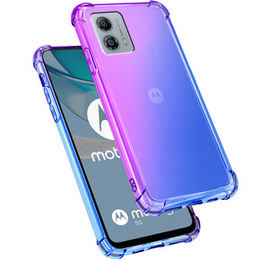 Pouzdro pro Motorola Moto G53 5G, Gradient Dropproof, Fialová / modrá