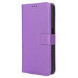 Klopové pouzdro pro Infinix Hot 40i, Wallet Smart Magnet, fialové