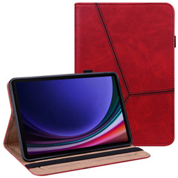 Pouzdro pro Samsung Galaxy Tab S9 / S9 FE / S10 FE, Classic, s prostorem pro stylus, červené