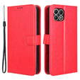 Klopové pouzdro pro T Phone 2 5G, Crazy Horse Wallet, červené