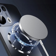 Pouzdro pro Oppo Reno 13 Pro, MagSafe, stříbrné,