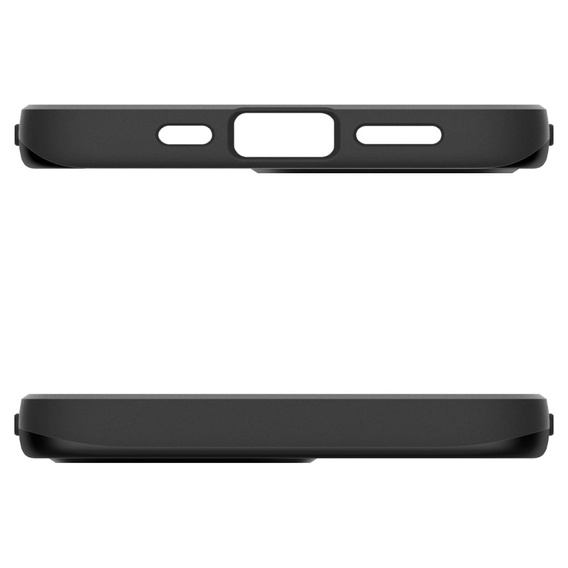 Pouzdro Spigen pro iPhone 16E, Thin Fit Mag, černé + 9H tvrzené sklo