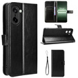 Klopové pouzdro pro OnePlus Nord CE5, Crazy Horse Wallet, černé