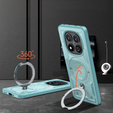 Pouzdro pro Xiaomi Redmi Note 14 Pro 5G /  Poco X7 5G, Military MagSafe, modré + 9H sklo