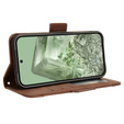 Klopové pouzdro pro Google Pixel 8A, Card Slot, hnědé