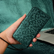 Flipové pouzdro pro Motorola Edge 60 Pro, Wallet Rhombus, zelené