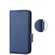 Klopové pouzdro pro Nokia X30 5G, Wallet Litchi Magnet Case, námořnicky modré