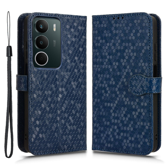 Flipové pouzdro pro Realme C71, Wallet Rhombus, modré