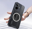 Pouzdro pro Realme GT 7 / 7T, s magnetickou fólií, transparentní / černé
