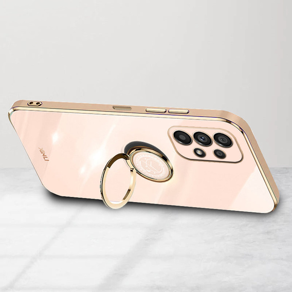 Pouzdro pro Samsung Galaxy A53 5G, Electro Ring, růžové