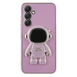 Pouzdro pro Samsung Galaxy A54 5G, Astronaut, fialové