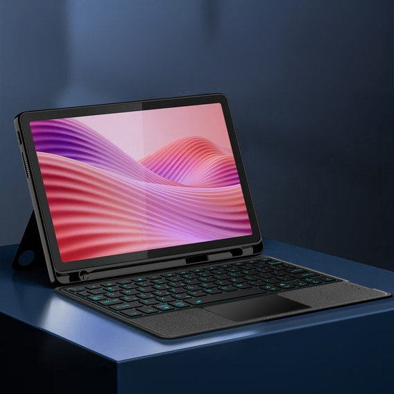 Pouzdro + klávesnice Lenovo Tab Plus, černé