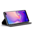 Pouzdro CASEME pro Samsung Galaxy S10 Plus, Leather Wallet Case, černé