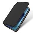 Dux Ducis pouzdro pro iPhone Air, Skin Pro, s klopou, s přihrádkou na kartu, černé