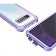 Pouzdro pro Samsung Galaxy S10 Plus, Dexnor Full Body Rugged, transparentní / fialové