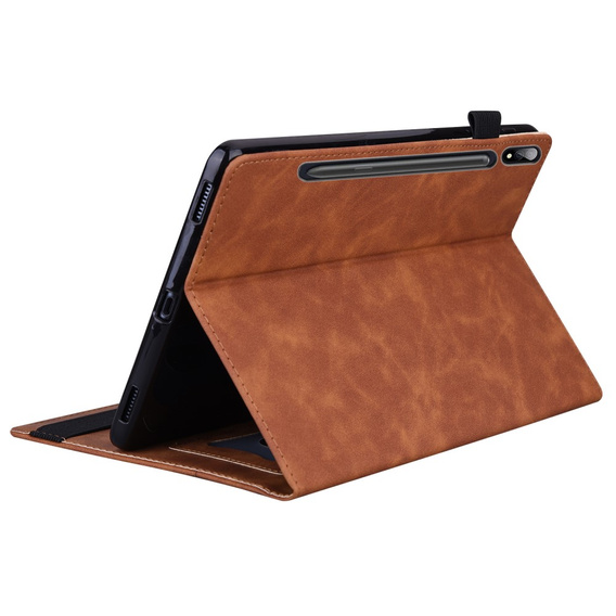 Pouzdro pro Samsung Galaxy Tab S10 FE+ Plus, Classic, s prostorem pro stylus, černé