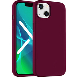 Pouzdro pro iPhone 14, Silicone Lite, červené