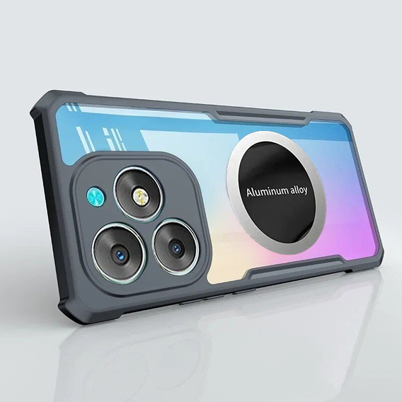 Pouzdro pro Infinix Hot 40i, s magnetickou fólií, transparentní / černé