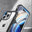Pouzdro pro iPhone 15 Pro, Armoured Full Protect 360° pro MagSafe, sklo na displej, černé