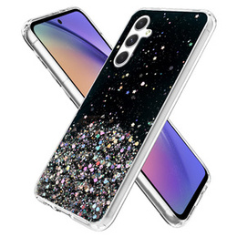 Pouzdro pro Samsung Galaxy A54 5G, Glittery, černé