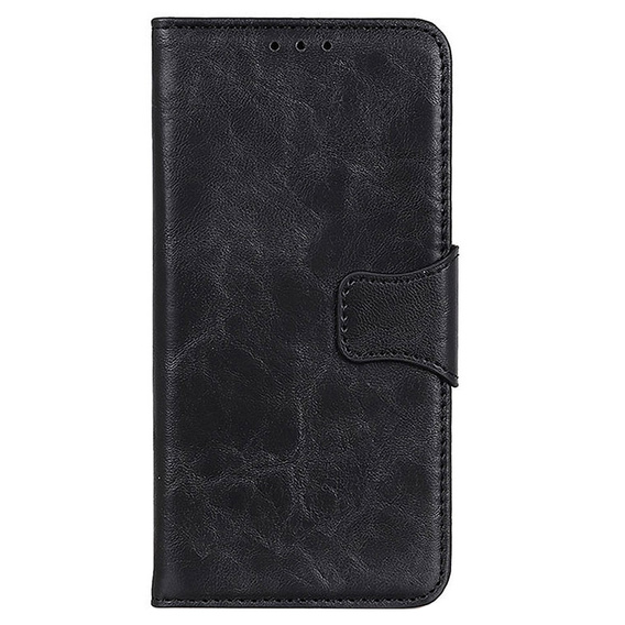 Flipové pouzdro Split Leather Wallet pro Sony Xperia 10 III, Split Leather Wallet, černé