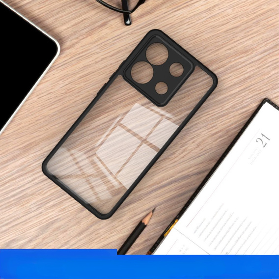 Pouzdro IMAK pro Xiaomi Redmi Note 13 Pro 5G, UX-9A Series, transparentní / černé