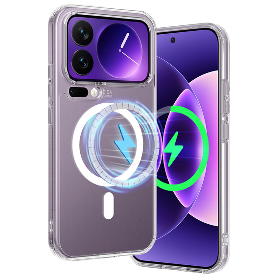 Fusion Hybrid pouzdro pro MagSafe pro Xiaomi 17 Pro, průhledné