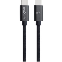 Maxlife kabel USB-C – USB-C 2,0 m 60 W pro zařízení s USB-C
