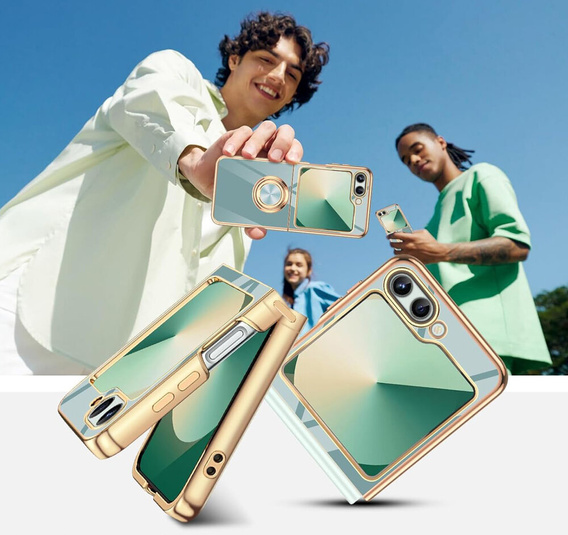 Pouzdro pro Samsung Galaxy Z Flip7 FE / Z Flip6, Electro Ring, mincovní