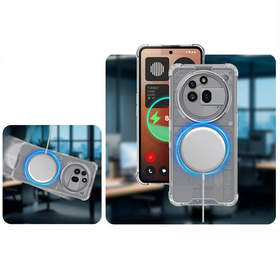 IMAK pouzdro pro Nothing Phone 3a Pro, Dropproof, průhledné
