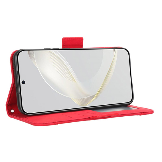 Klopové pouzdro pro Huawei Nova 11 Pro, Card Slot, červené