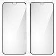 2x keramické hybridní sklo ERBORD pro iPhone 12 Pro Max