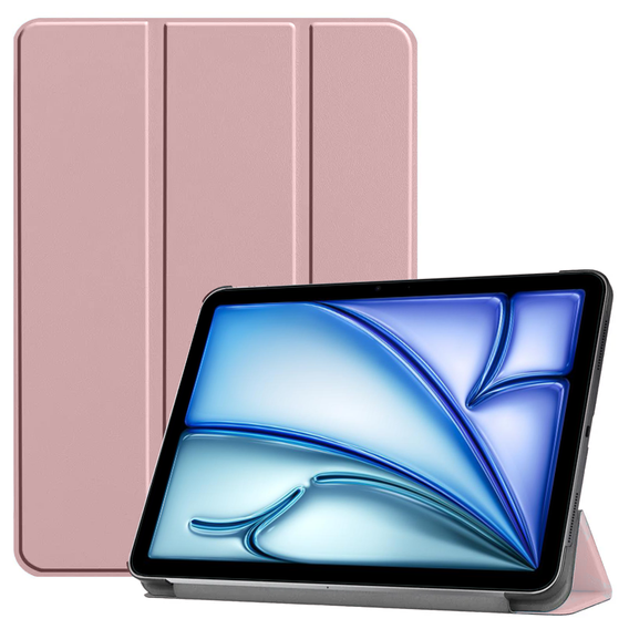 Pouzdro pro iPad Air 13" 2025/2024 (7/6 gen.), Smartcase, růžové rose gold