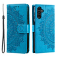 Klopové pouzdro pro Samsung Galaxy A34 5G, Mandala, modré