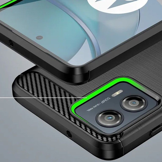 Pouzdro pro Motorola Moto G53 5G, Carbon, černé