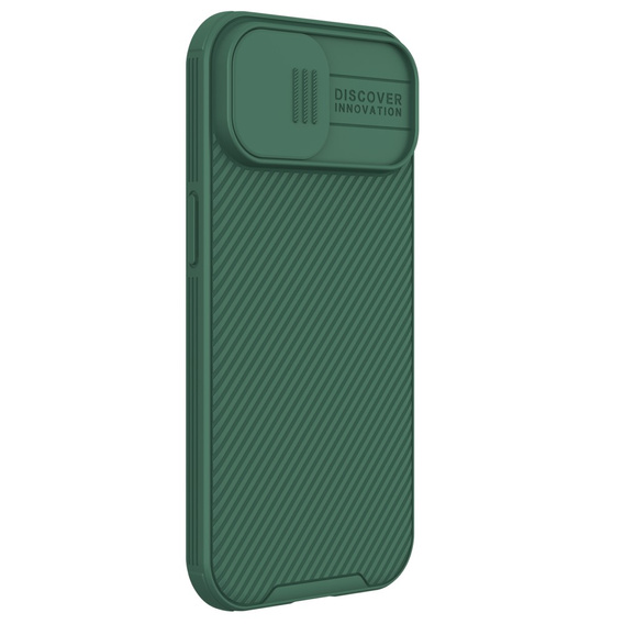 Pancéřové pouzdro Nillkin pro iPhone 15 Plus, CamShield Pro, zelené