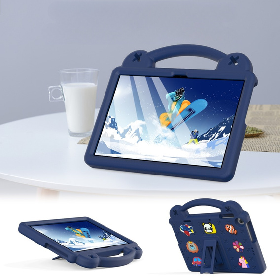 Dětské pouzdro pro Lenovo Tab M10 10.1 Gen 3 TB-328FU/TB-328XU, Cute Patterns, se stojánkem, námořnicky modré
