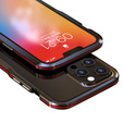 Pouzdro LUPHIE pro iPhone 13 Pro Max, Armor Bumper, černá / červená