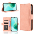 Klopové pouzdro pro Honor 400 Lite, Card Slot, růžové