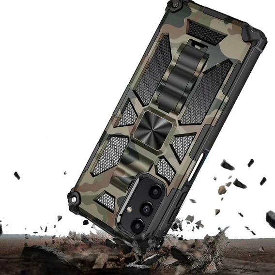 Pouzdro pro Samsung Galaxy A04S / A13 5G, Armor Kickstand, zelené