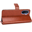 Klopové pouzdro pro Huawei Nova Y70 4G, Crazy Horse Wallet, hnědé
