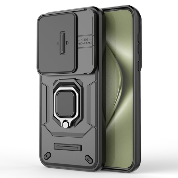 Pouzdro pro Huawei Pura 70 Ultra, KickStand Camera Lens, černé
