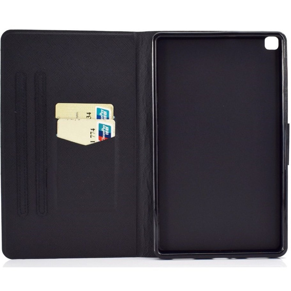 Pouzdro pro Samsung Galaxy Tab A7 10.4 2020 T500 T505, butterflies, fialové