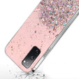 Pouzdro pro Samsung Galaxy S20 FE, Glittery, růžové