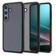 Pouzdro Spigen pro Samsung Galaxy S25+ Plus, Ultra Hybrid, černá / matná + 9H tvrzené sklo