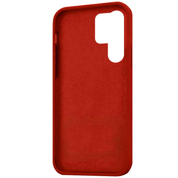 Pouzdro pro Samsung Galaxy S22 Ultra 5G, Silicone Lite, červené