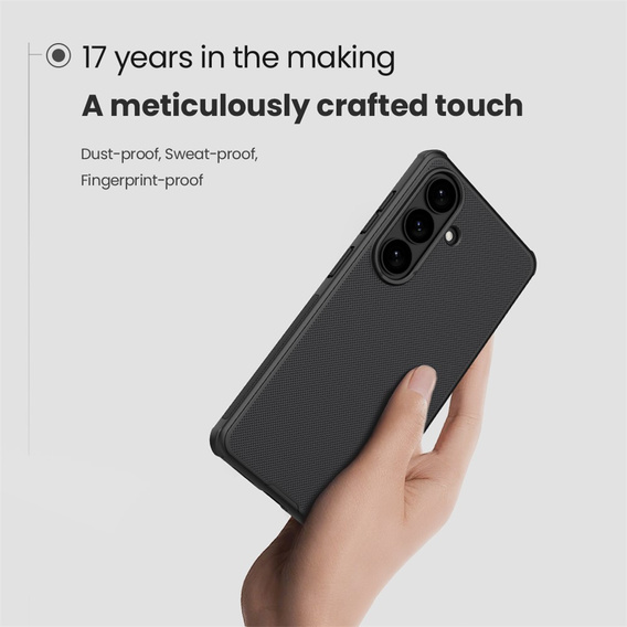 Pouzdro NILLKIN Frosted Shield Pro MagSafe pro Samsung Galaxy S26, černé