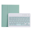 Pouzdro s bluetooth klávesnicí pro iPad mini 8.3" 2021 (6 gen.) / iPad mini 8.3" 2024 (7 gen.), zelené