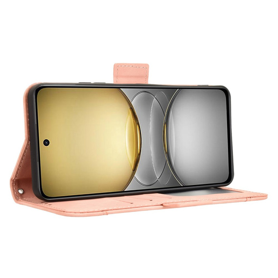Klopové pouzdro pro Realme 14X / Realme C75, Card Slot, růžové
