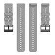 Univerzální silikonový řemínek 22 mm, šedá